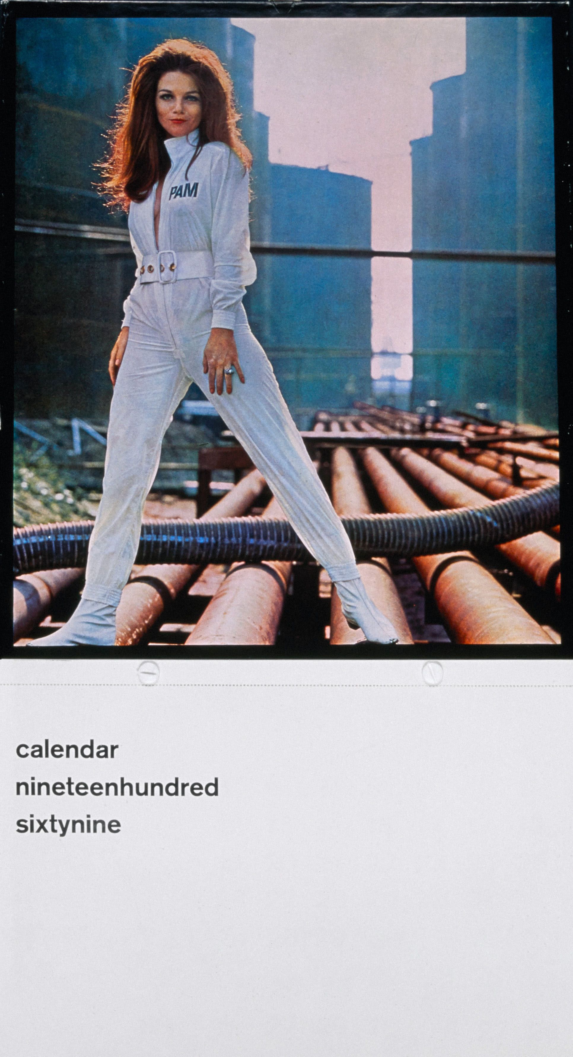 The 1969 PAM calendar, designed for personnel and regular customers and featuring images shot by the renowned photographer Paul Huf.